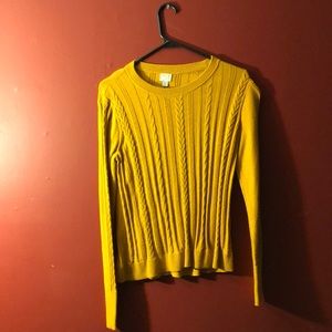 Mustard yellow sweater
